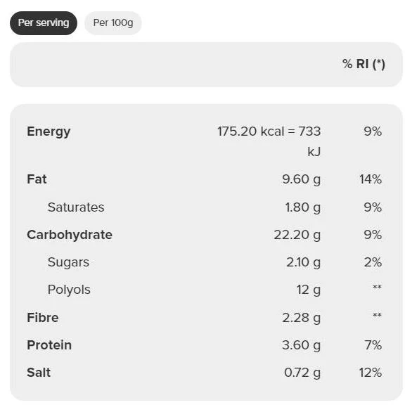 Prozis Low Sugar Muffin (1 muffin regular size) - Image 7