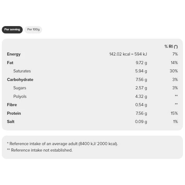 Prozis Whey Protein Chocolate (1 bar) - Image 3