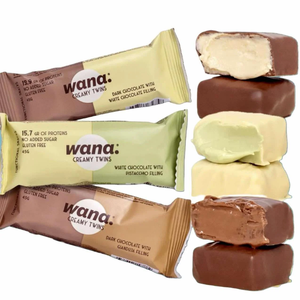 WANA CREAMY TWINS Keto Protein Bar (1 bar) - Image 5